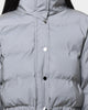 XXIII Women's Lila Reflector Crop Puffer Jacket Sliver