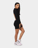 XXIII Women's Melina Knit Long Sleeve Dress Black