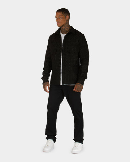 XXIII Corfu Raw Edge Flannel Black