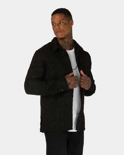 XXIII Corfu Raw Edge Flannel Black