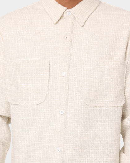 XXIII Corfu Raw Edge Flannel Cream