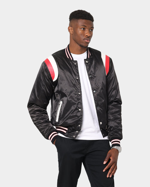 XXIII Cruz Satin Varsity Black