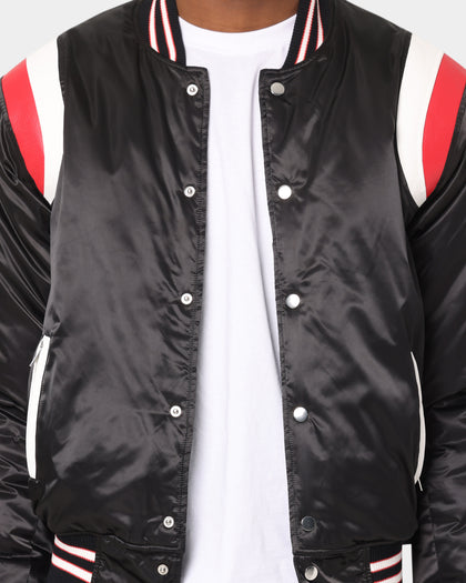 XXIII Cruz Satin Varsity Black