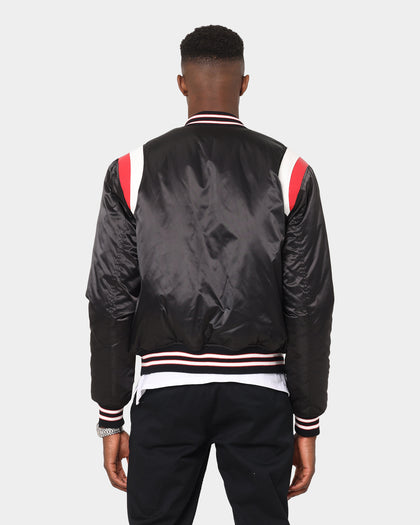 XXIII Cruz Satin Varsity Black
