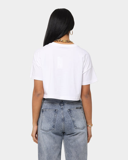 Calvin Klein Women's Hero Logo Crop Top White