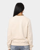 Calvin Klein Women's Shrunken Institutional Crewneck Beige