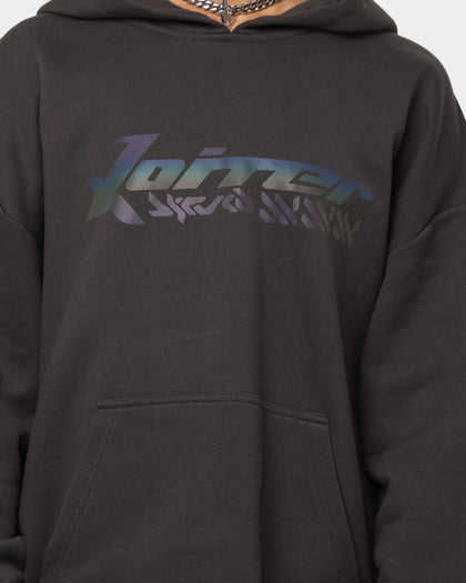 Loiter Dystopian Reflective Hoodie Charcoal