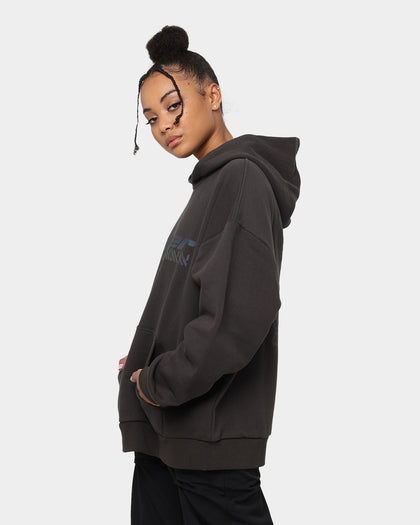 Loiter Dystopian Reflective Hoodie Charcoal