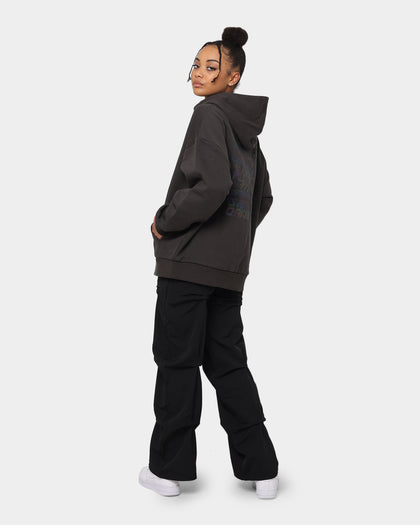 Loiter Dystopian Reflective Hoodie Charcoal