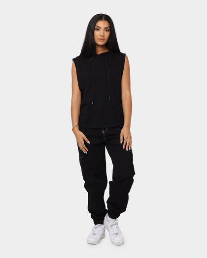 XXIII Women's Chase Muscle Hoodie Black