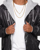 XXIII Lawless Reversible Hooded Jacket Black/Grey