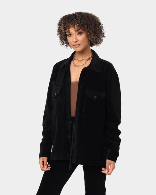 XXIII Duke Corduroy Shacket Black