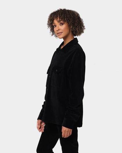 XXIII Duke Corduroy Shacket Black