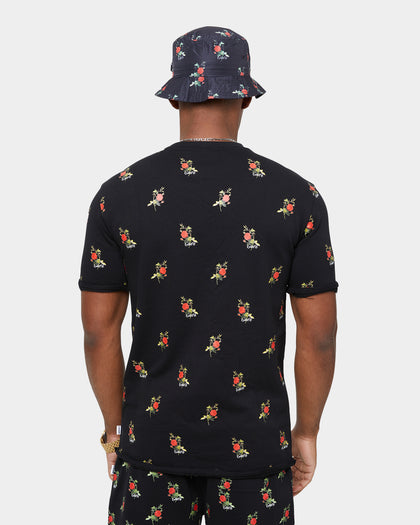 Carre Ament Repeat Rugueux Short Sleeve T-Shirt Black