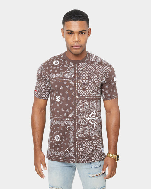 Carre Bandana Ultra Classic Short Sleeve T-Shirt Dark Brown