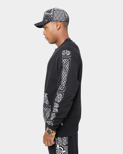 Carre Bandana Ultra Pocket Crewneck Washed Black