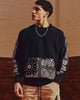Carre Bandana Ultra Pocket Crewneck Washed Black