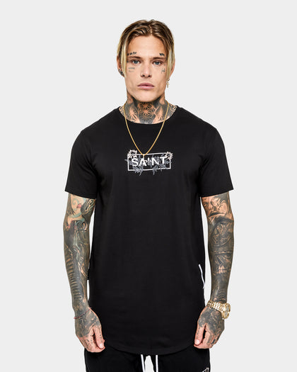 Saint Morta Lover El Duplo Short Sleeve T-Shirt Black