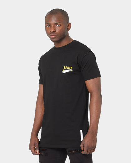 Saint Morta Cold Days Lafayette T-Shirt Black/Yellow