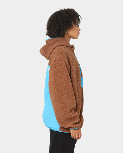 HUF Fort Point Sherpa Jacket Dust Brown