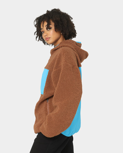 HUF Fort Point Sherpa Jacket Dust Brown