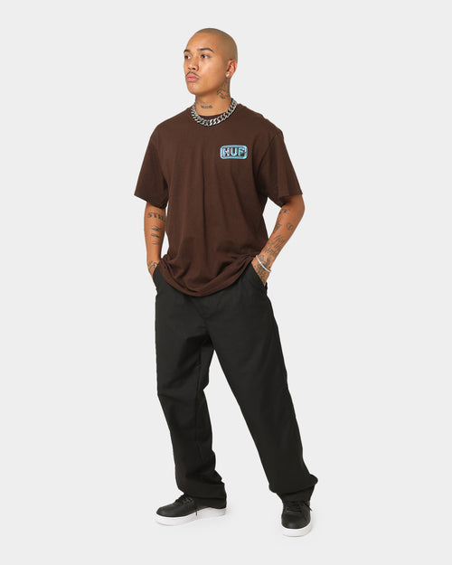 HUF Common H Short Sleeve T-Shirt Chocolate Brown