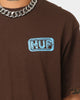 HUF Common H Short Sleeve T-Shirt Chocolate Brown