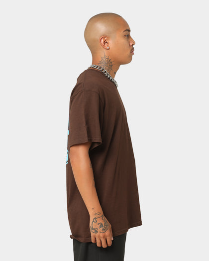 HUF Common H Short Sleeve T-Shirt Chocolate Brown