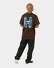 HUF Common H Short Sleeve T-Shirt Chocolate Brown