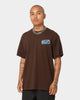 HUF Common H Short Sleeve T-Shirt Chocolate Brown