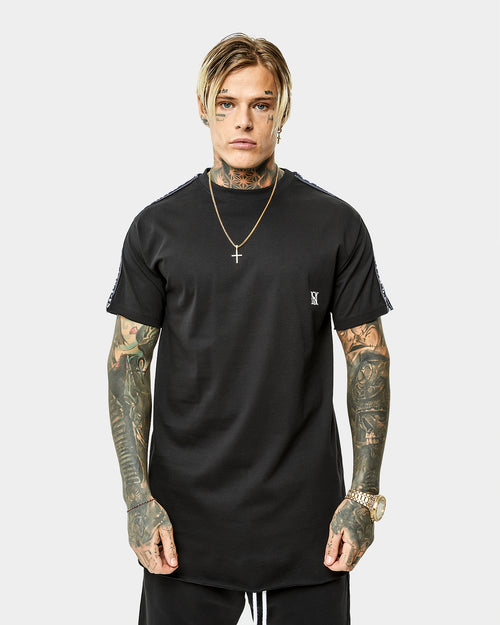 Saint Morta Monolith Sport Stencil T-Shirt Black/Navy