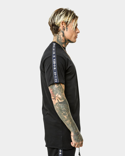 Saint Morta Monolith Sport Stencil T-Shirt Black/Navy