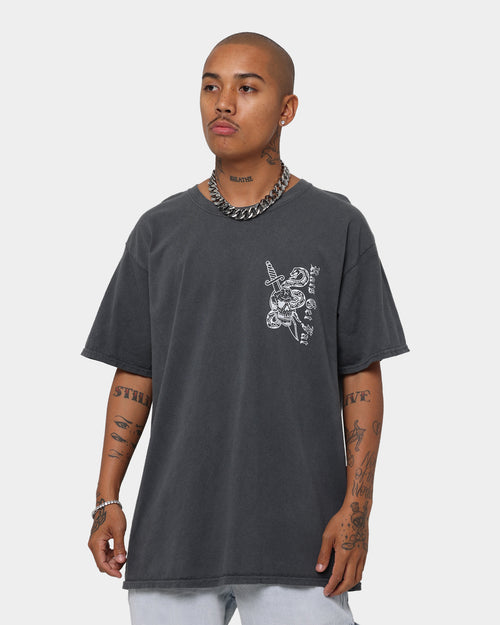 Rats Get Fat Cursed Vintage T-Shirt Black Dye