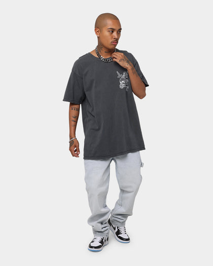 Rats Get Fat Cursed Vintage T-Shirt Black Dye