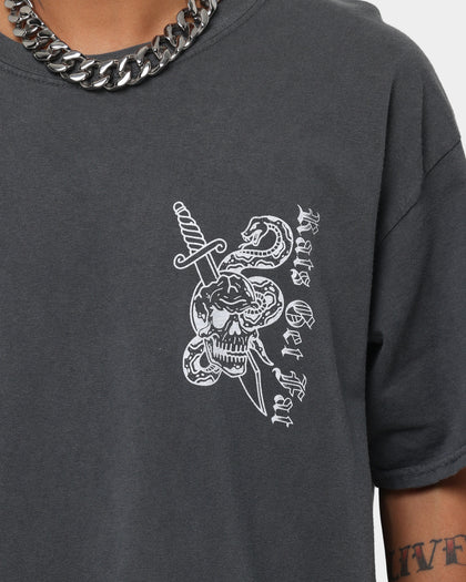 Rats Get Fat Cursed Vintage T-Shirt Black Dye