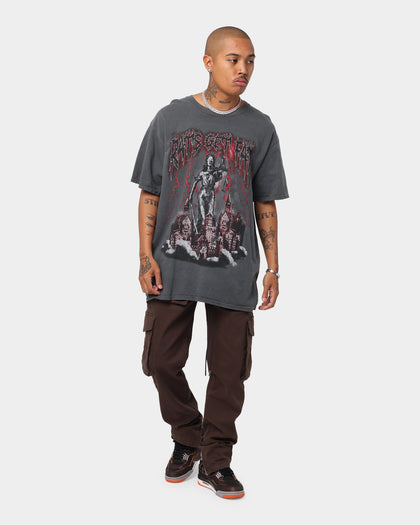 Rats Get Fat Justice of Peace Vintage T-Shirt Black Dye