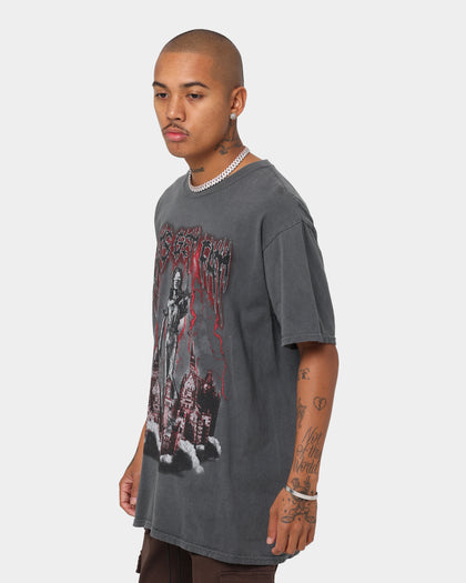 Rats Get Fat Justice of Peace Vintage T-Shirt Black Dye