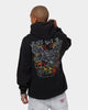Rats Get Fat Wings Of Fury Vintage Hoodie Black Wash