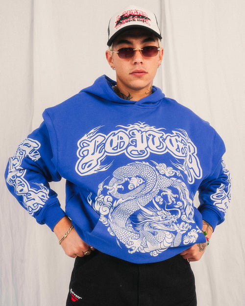 Loiter Oblivion Hoodie Blue