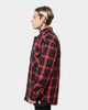 Saint Morta Quilted Flannel Jacket Red/Black