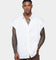 XXIII Bird Muscle Button Up Shirt White