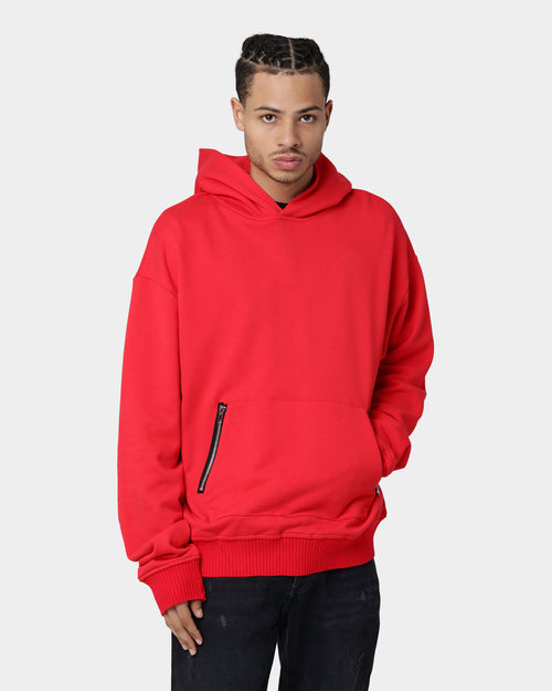 XXIII Texas Zip Pocket Hoodie Red