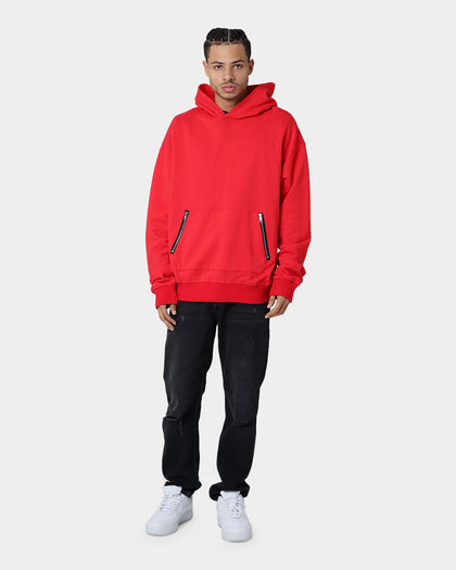XXIII Texas Zip Pocket Hoodie Red