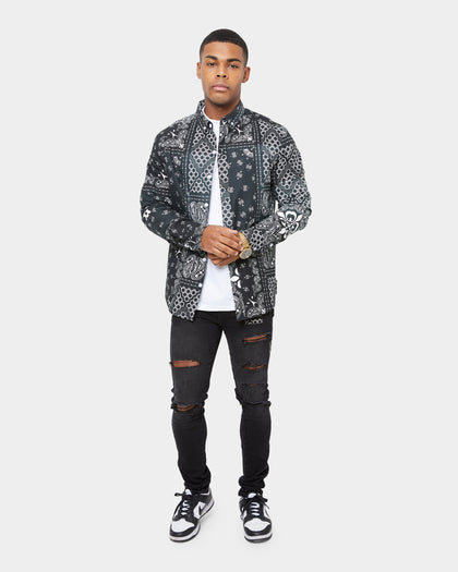 Carre Bandana Ultra Flannel Shirt Black/White