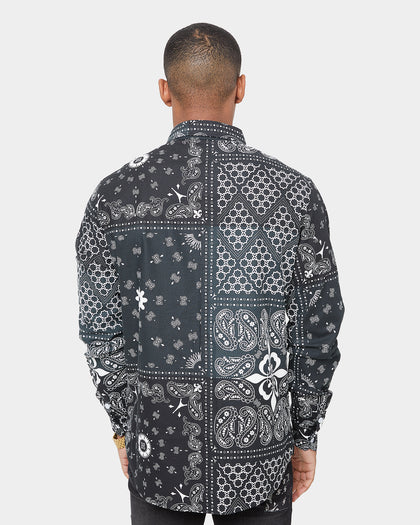 Carre Bandana Ultra Flannel Shirt Black/White