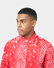Carre Bandana Ultra Flannel Shirt Red