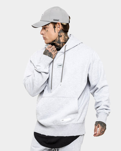 Saint Morta Annex Hoodie Light Grey Marle