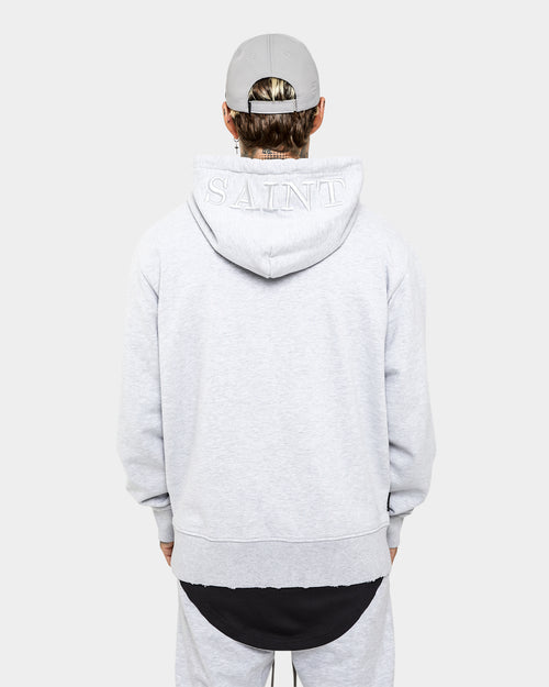 Saint Morta Annex Hoodie Light Grey Marle