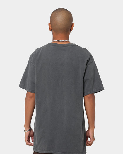 Rats Get Fat Lion Vintage T-Shirt Black Dye