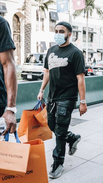 Los Angeles RadYo! Slime Cursive T-Shirt Black